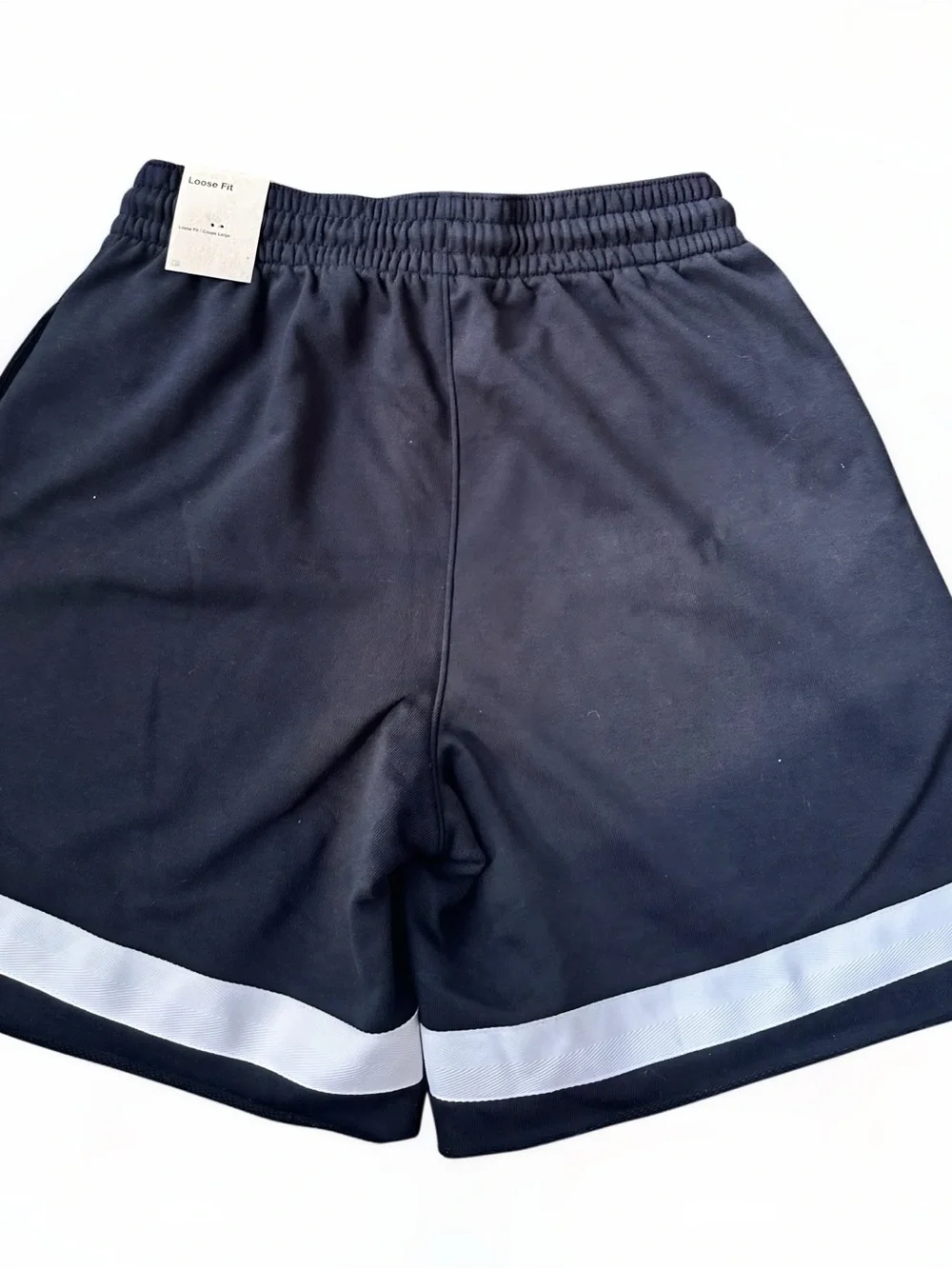 Nike Women’s Black Athletic Shorts with White Trim